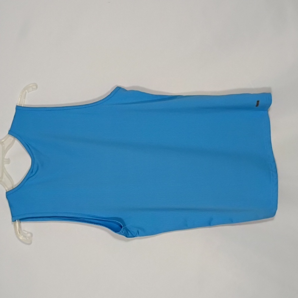 NWT Spyder Active Tranquil Blue Jersey Tank Mens Size Small - Picture 4 of 8